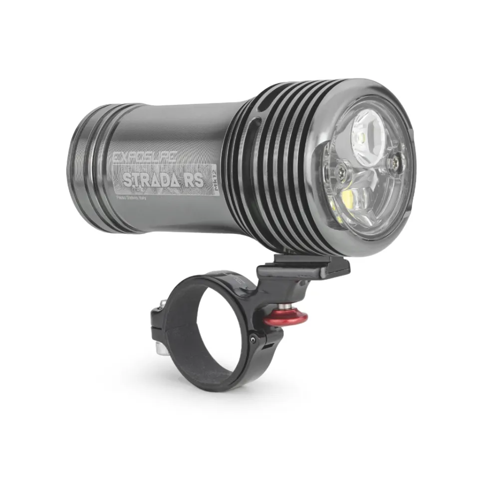 Team Cycles Exposure Lights Strada Mk12 Road Sport Bike Light in Gun Metal Black | Interest FREE Finance & Online Refund Policy.